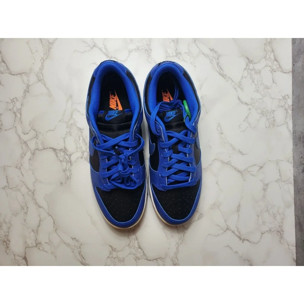 Nike Dunk Low Hyper Cobalt Blue Black Men's Size 9.5 / 11W Sneakers DD1391-001